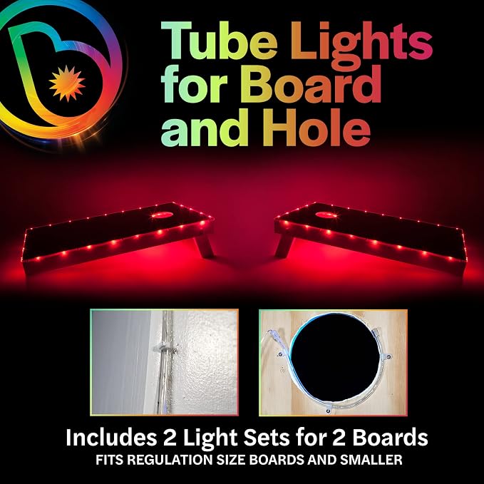 TossBrightz LED Cornhole Lights (Set of Two) - Weather Resistant Kit - Image 5