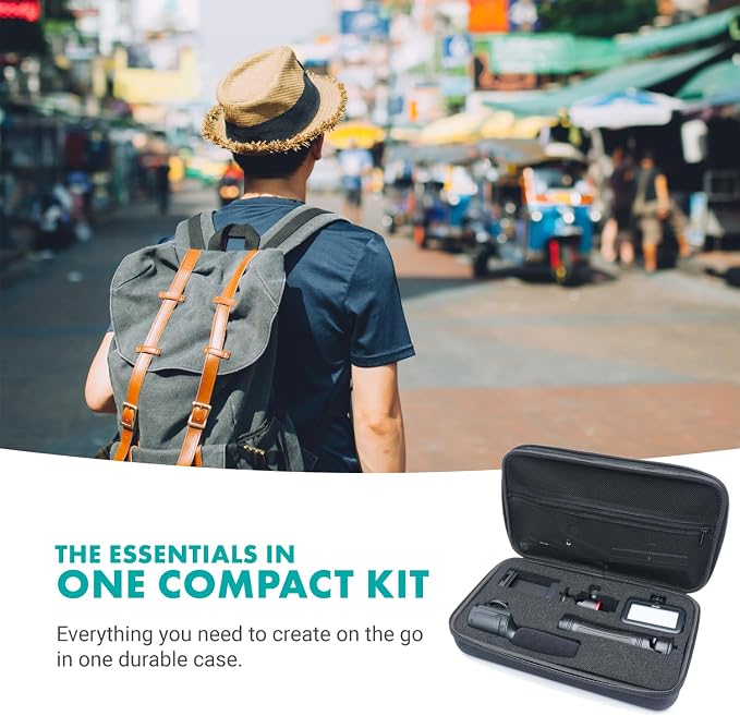 Movo USB-C Vlogging Kit for iPhone 15 with Fullsize Tripod - USB Type-C Compatible Vlog Kit- Accessories: Tripods, Phone Mount, LED Light, Shotgun Mic for YouTube Starter Kit - iPhone 15 Vlogging Kit - Image 3