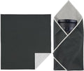 Walking Way Protective Wrap, Self-Adhesive Magic Cloth Camera Wrap, Storage Cloth, Anti-Scratch, Dustproof, Washable Lens Pouch for DSLR, Smartphones, Laptops, Cosmetic (Dark Grey, 13.78 inch) by WalkingWay