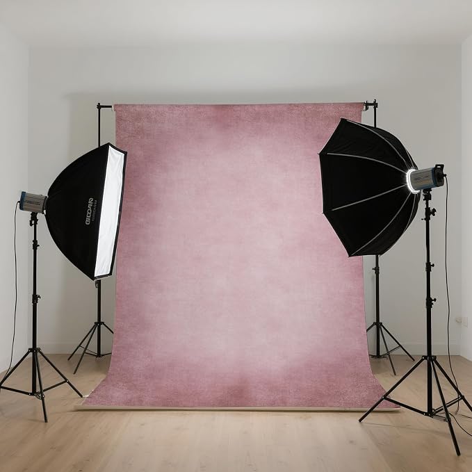 Pink Photography Backdrops for Photoshoot, Abstract Fabric 5x7ft | Vintage Studio Photo Backgrounds, Non Reflective, Easy to Use, for Portrait, Headshot, Product - Image 6