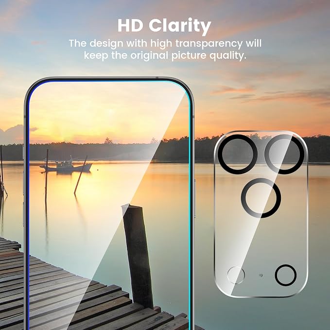 Maxdara for iPhone 17 Pro Max Screen Protector (6.9 inches) | iPhone 17 Pro Max Back Screen Protector and Front Screen Protector with Camera Protector, 9H Hardness - Image 7