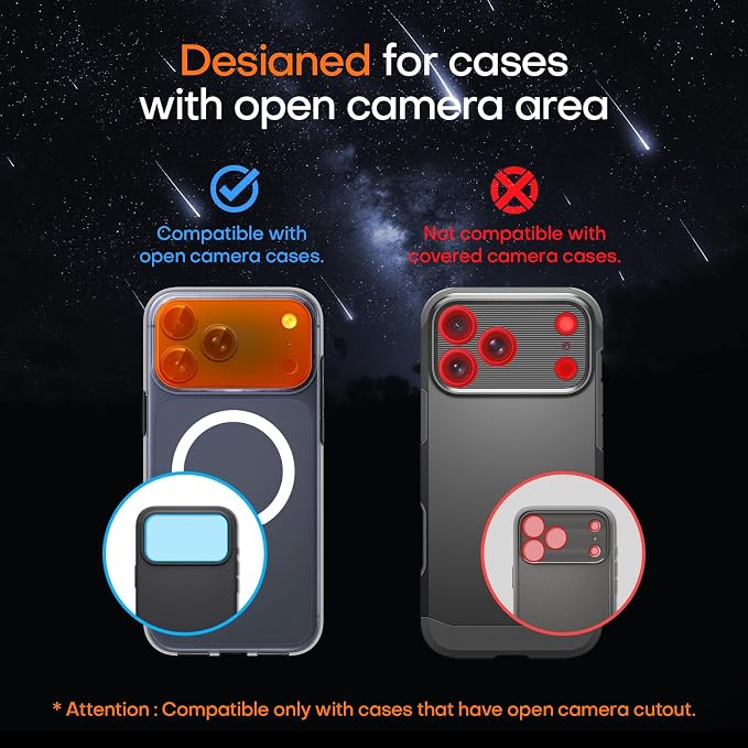 for iPhone 17 Pro Camera Lens Protector- Silver | Aluminum Alloy, Tempered Glass Camera Cover, Nano Reinforced Adhesive, Accessories, Anti-Drop, Anti-Scratch, Case Friendly - Image 2