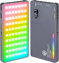 T12 Pro RGB Video Light,12W Portable LED Camera Light with 2500-8000K, 4000mAh Rechargeable Battery, 21 Effects, CRI 96+, for Studio Photography, Vlogging, Streaming, Selfie Video and Phone Recording by Nagnahz%C2%AE