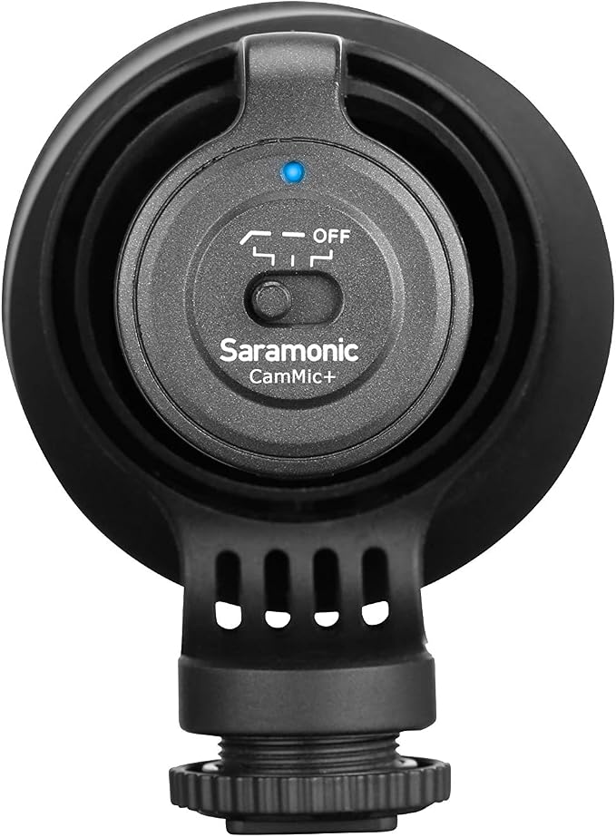 Saramonic CamMic+ | AA-Powered Shotgun Mic for DSLR, Mirrorless, Video Cams, Smartphones & Tablets | Shockmount, TRS Cable, The output cable of the, Video Cams, Windscreen for Protection from Weather and Dust, Mirrorless - Image 7