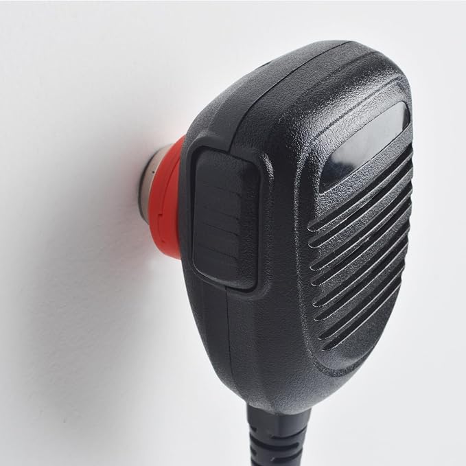 UAYESOK Magnet CB Mic Holder, Portable Vehicle Mic Clip Mount | For Mobile Radio Speaker Mics, With Round Knob - Image 6