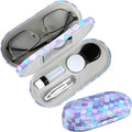 AITIME 2 in 1 Contact Lens and Glasses Case Combo,Contact Travel Case Kit | Double Sided Eye Contact Case with Remover Tool,Storage Organizer Accessories,Cute Eyeglasses Case with Contact Holder by AITIME
