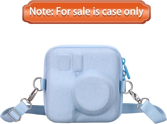 LTGEM Hard Case Compatible with Fujifilm Instax Mini 13, White | Fits Fujifilm Instax Mini 13/12/11/10/9, Hard Carrying Travel Camera Bag with Shoulder Strap - Image 7