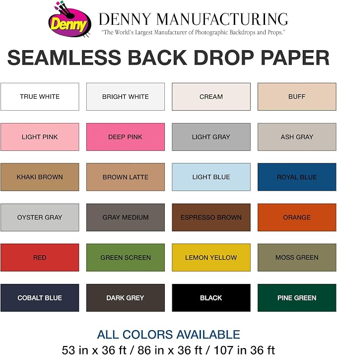 Denny Mfg Seamless Paper Backdrop for Photoshoot, Red, 86 in x 36 ft | Photoshoot backdrop, Matte Finish for Portraits, Product Photos and Video Shoots, with Free Roll Gaffer Tape (2 in x 13 ft) - Image 5