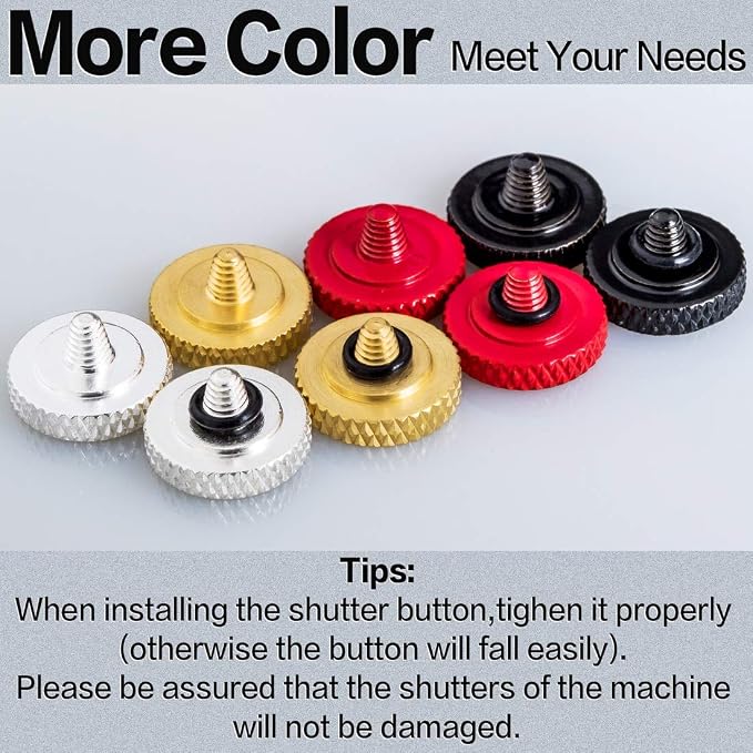 Fuji Shutter Release Button Accessories-Fujifilm Camera Soft Shutter Button | Red Shutter Button for Canon Nikon Leica Film X100V X100F Xt5 Xt4 Xt3 Xt2 Xt30 Xt20 Xt10 Xpro3 Xpro2 Xpro1 - Image 7