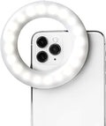 Selfie One - Ring Light for Phone, iPhone, Android or Laptop | 3 Adjustable Light Modes | Rechargeable Batteries | Clip On Design | Perfect for Beauty, Influencers, Creators by LITTIL