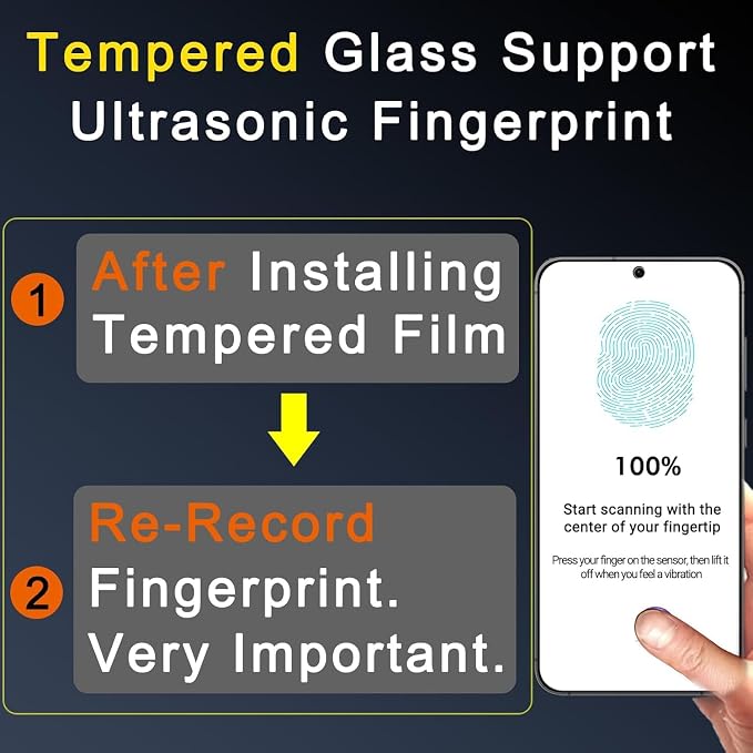 Ferilinso 3 Pack Privacy Screen Protector for Samsung Galaxy S25 Plus | 9H+ Tempered Glass, Military-Grade Shatterproof, HD, Case Friendly, Easy Installation Bubble Free, with Camera Lens Protector - Image 4