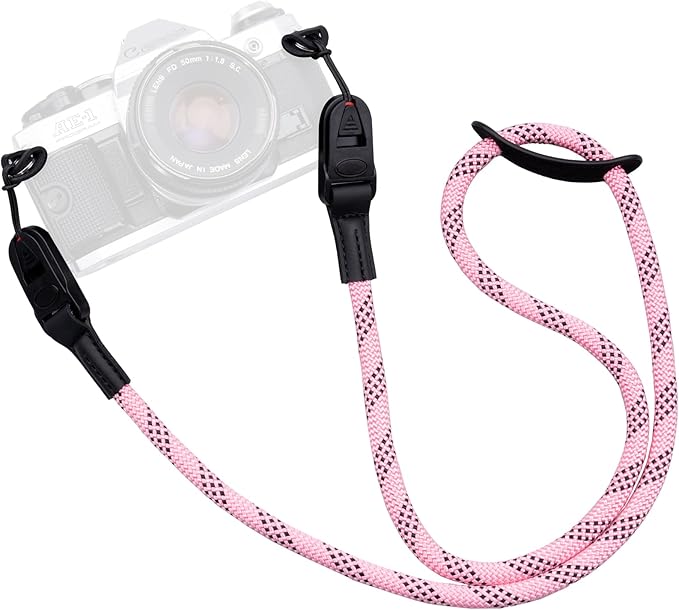 VKO Camera Strap Rope Quick Release Neck Shoulder Straps for Photographers | Film SLR DSLR Cameras Vintage Cute QD Nylon Adjustable by VKO