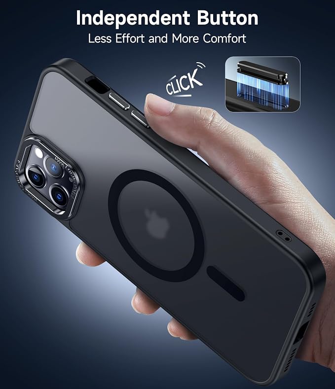LeYi for iPhone 11-Pro-Max-Cases with Screen Protector X2 + Camera Cover X2: i Phone 11pro promax Case for MagSafe Magnetic 11promax Heavy Duty Protection Bundle Women Men Teens & Young, Black - Image 7