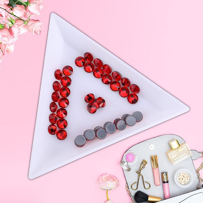 Jollin Hotfix Rhinestones Flatback Crystal Gems 4.8mm SS20, Red | 1440pcs Hot Fix Crystals Glass Rhinestones for Bedazzling, Crafting, Clothes, Shoes & Accessories DIY Decoration - Image 2