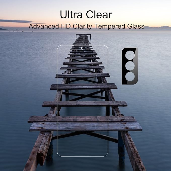 Ailun Screen Protector + Camera Lens Protector for Galaxy S22+/S22 Plus 5G | 3+3 Pack, 6.6 Inch, Tempered Glass, Fingerprint Unlock, 0.25mm, Clear, Anti-Scratch, Case Friendly - Image 6