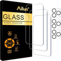 Ailun Screen Protector + Camera Lens Protector for iPhone 14 Pro, 3+3 Pack | 6.1 Inch, Sensor Protection, Dynamic Island Compatible, Case Friendly, Tempered Glass Film, HD by Ailun