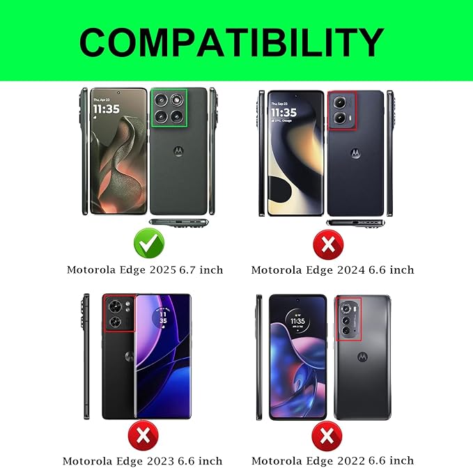 for Moto Edge 2025 Case,with Sliding Camera Lens Cover,HD Screen Protector,360° Rotating Kickstand,AYMECL Military-Grade Shockproof Protective Cover for Motorola Moto Edge 2025,Pink+Turquoise - Image 2