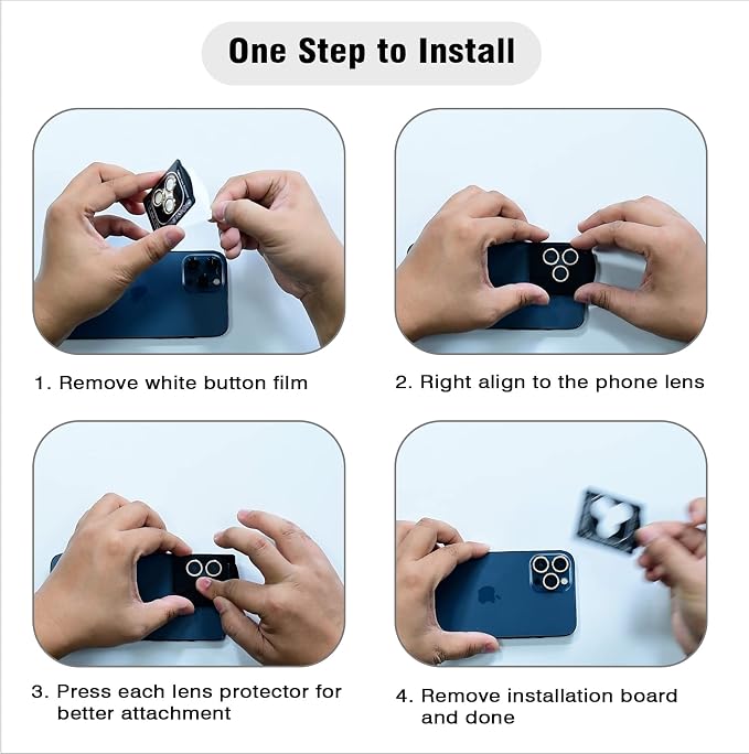 iPhone 13 Pro/13 Pro Max Camera Lens Protector Bling Diamond,Colorful | Individual Metal, 9H Hardness, Scratch Resistant, Shockproof, Drop Protection, Case Friendly, Stylish Accessories - Image 4