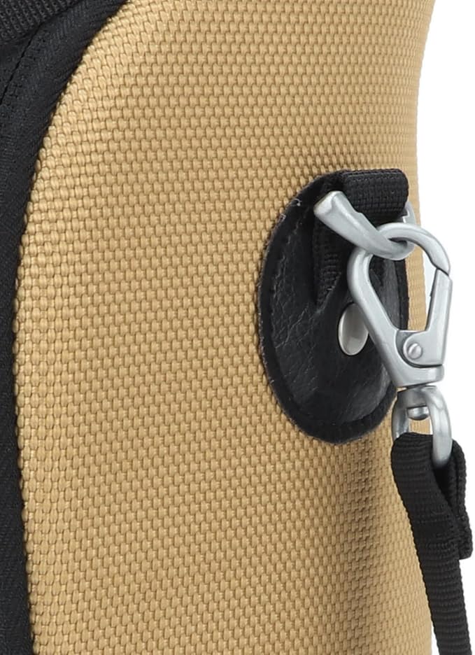 Camera Lens Pouch, Shockproof Nylon Large DSLR Camera Lens Case with Shoulder Strap for Outdoor - Image 7