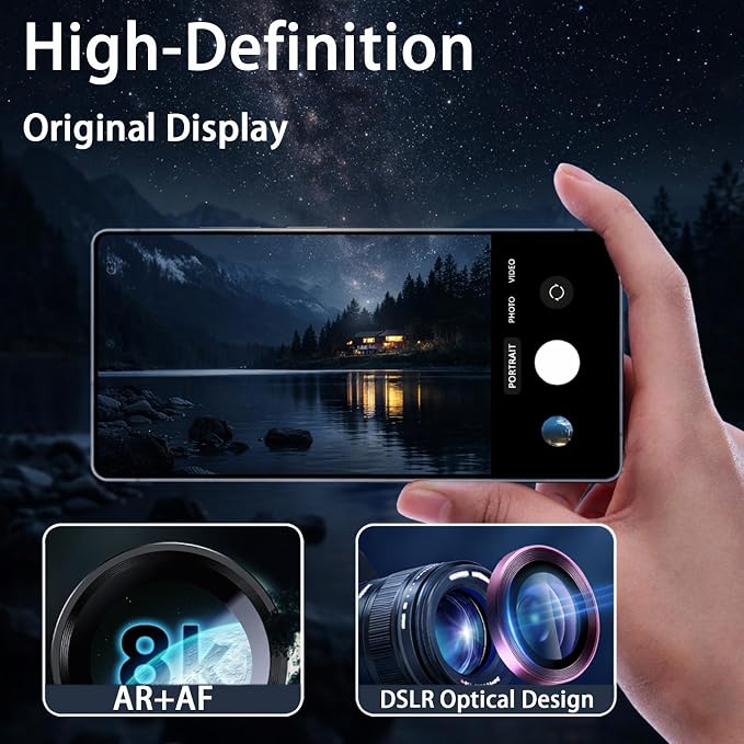 2 Pack for Samsung Galaxy S26 Ultra Camera Lens Protector,9H Tempered Glass Lens Screen Protector,Ultra HD Anti Scratch Camera Cover for Galaxy S 26 Ultra 2026,Clear - Image 6