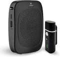 Bluetooth Voice Amplifier with Wireless Lavalier Lapel Mic for Teachers | Portable Speaker Clip-On Microphone, Mini Megaphone PA System for Classroom/Yoga/Public Events C006 by YOCEWECA