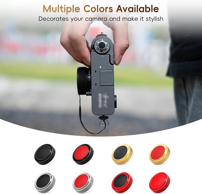 JJC Camera Soft Shutter Release Button for Fuji Fujifilm Leica Nikon Sony | Shutter Button for Fujifilm X100VI X-T50 X-T30 III II X-T5 X-E5 X-M5 X Half Leica Q3 M10 M9 Nikon Zf Df F3 Sony RX10 IV - Image 7