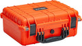 MEIJIA All Weather IP67 Waterproof Hard Camera Case,Hard Protective Case,Hard Case with Customizable Foam,Fit Use of Drones,Camera,Equipments,Pistols(Orange,15.98x12.99x6.85inches) by MEIJIA