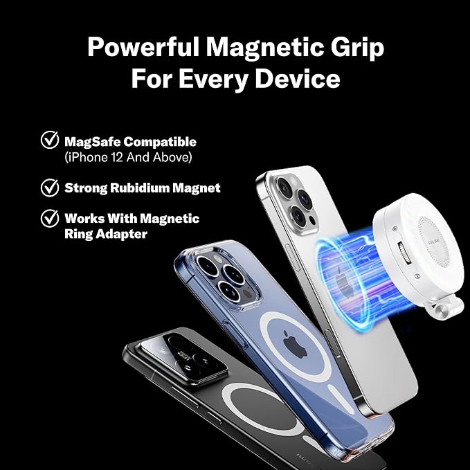 Selfie Light Magnetic - Cell Phone Ring Lights Mirror Cell Phone Attachment - Image 4