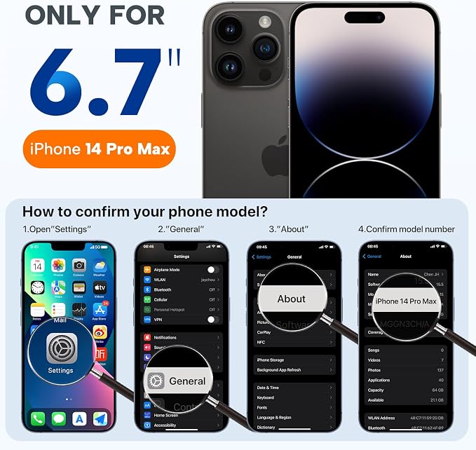 miracase Magnetic for iPhone 14 Pro Max Case, [Soft Anti-Scratch Microfiber Lining], Compatible with MagSafe, Silicone Shockproof Protection Phone Case for iPhone 14 Pro Max,Sand - Image 2