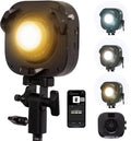 Amaran Halo 60X COB Led Video Light 60W Bi-Color 2700k-6500k,Bowens Mount | Silent Photography Lighting,3270lux@1m,Ultra-Compact Travel Light,USB-C PD Power,App/NFC Control,for YouTube TikTok Studio by amaran