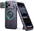 Dexnor for iPhone 17 Pro Max Case, [Built-in Flip Camera Cover & Camera Control Cover & Kickstand], Compatible with MagSafe, Heavy-Duty Rugged Shockproof Magnetic Phone Cover, 6.9 inch Phantom Purple by Dexnor