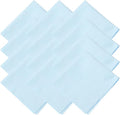 uxcell 12 Pcs Microfiber Cleaning Cloth for Glasses, 11.8 x 11.8 Inch Eyeglass Cleaning Cloth, Glasses Cleaner Wipes for Electronics Lenses Screens Cameras Cell Phones, Light Blue by uxcell