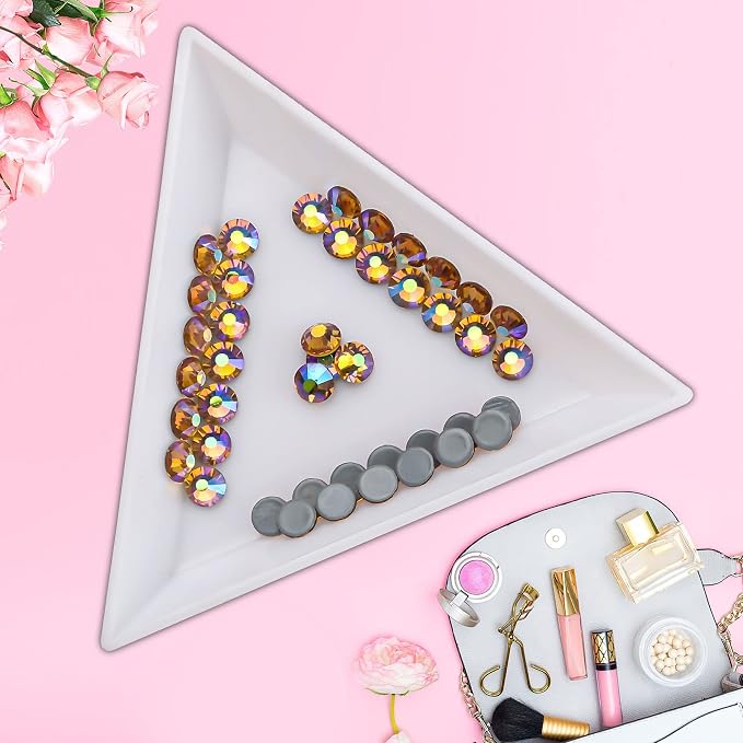 Jollin Hotfix Rhinestones Flatback Crystal Gems 7.2mm SS34, Topaz AB | 288pcs Hot Fix Crystals Glass Rhinestones for Bedazzling, Crafting, Clothes, Shoes & Accessories DIY Decoration - Image 3