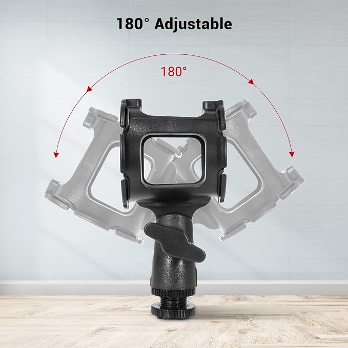 SmallRig Microphone Shock Mount Cold Shoe Pinch for Camera Shoe Boompole (Pack of 2) - Image 5