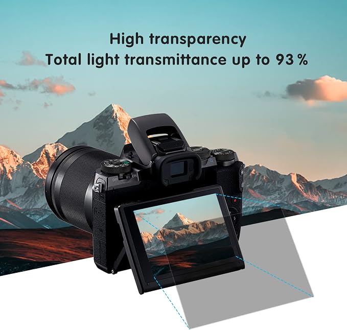 kinokoo Screen Protector for FUJIFILM XT4 camera, 0.25mm 9H Hardness Tempered Glass Film for Fuji X-T4 camera - Bubble Free& Anti-Scratch&Anti-Finger Print (2 Pack) - Image 4