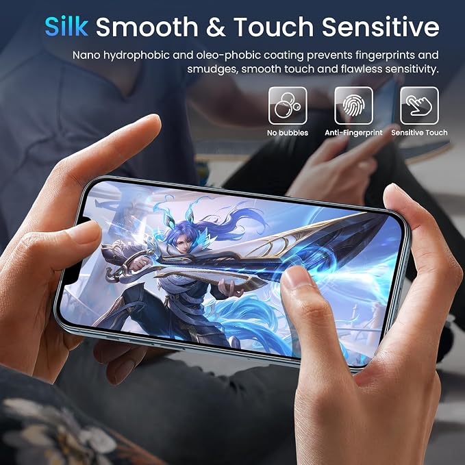 Fotbor [3+3 Pack for iPhone 12 Pro Max Screen Protector with Camera Lens Protector, Tempered Glass Shatterproof Easy Installation Frame, HD Clear Full Coverage iPhone 12 Pro Max Accessories 6.7 Inch - Image 6