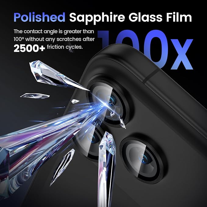 Tensea for iPhone 17 Pro Camera Lens Protector | Metal Aluminum Alloy Tempered Glass Cover Camera Screen Protector Accessories, Case Friendly - Image 6