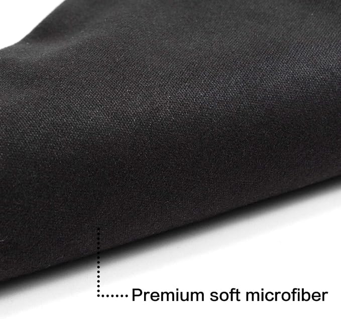 TRIUMPH VISION Glasses Case Soft Eyeglass Case Sunglass Pouch Cloth 3 Pack | Thick Microfiber Pouch Drawstring Pouch Eye Glass Bag Sunglasses Sleeve Storage, Lens Protection Cover,Cleaning Lens Screen - Image 3