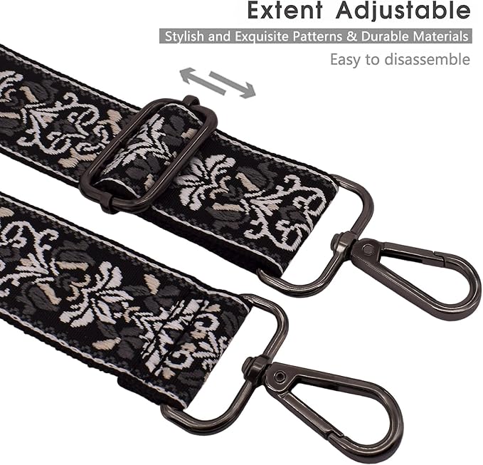 Replacement Purse Strap Shoulder Strap Adjustable Crossbody Strap for Women Crossbody Wide Shoulder Bag - Image 4