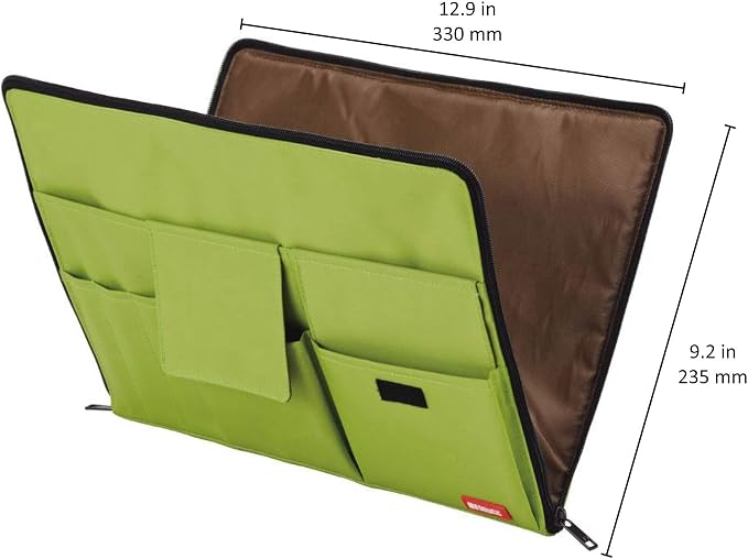 LIHITLAB Laptop Sleeve with Storage Pockets (Bag-in-Bag), 10 x 13.8 Inches, Orange (A7554-4) - Image 3