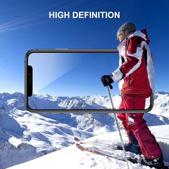 SIBEITU 3+3 Pack Screen Protector + Camera Lens Protector for iPhone 12 Pro | 6.1 Inch HD 9H Hardness Tempered Glass Film, Scratch Resistant, Sensor Protection, Case Friendly, High Response, Bubble Free - Image 4