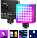 ULANZI VL49 Pro RGB Video Light, Mini Rechargeable LED Camera 360° Full Color Portable,2500-9000K Dimmable LED Panel Lamp w LCD Display,Photography Lighting Support Magnetic Attraction by ulanzi