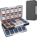 HEIYING SD Card Holder with 80 Precise Slots for SDXC SDHC Micro SD Cards | Portable Game Cards Case, Hard ABS Shell with Soft Silicone Lining, Precise Card Slots,Magnetic Closure for Easy Access by HEIYING