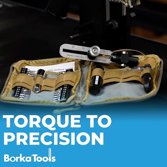 Torque Driver Kit – Optics Care Edition: Adjustable Torque Wrench with Professional Lens Cleaning Kit, S2 Bits & Cordura Pouch – Precision Instrument Maintenance Set - Image 7