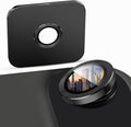 Suoman 2-Pack for iPhone 17 Air Camera Lens Protector, [CD Lines] [Strong-Adhesion] Metal Texture Style Tempered Glass Camera Lens Cover [with Auto Alignment Tool Kit] -Black by Suoman