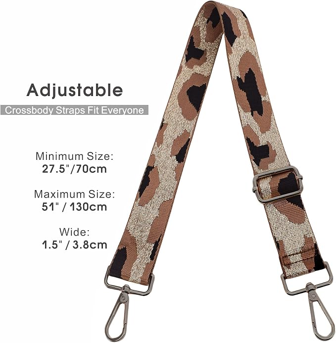 Replacement Purse Strap Shoulder Strap Adjustable Crossbody Strap for Women Crossbody Wide Shoulder Bag - Image 4