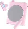 Tearstone Voice Amplifier for Teachers with Bluetooth, Dual Magnetic Mics | Portable Rechargeable Speaker with Clip-On Lapel Microphones for Classroom, Tour Guide, Public Speaking, Training (Pink) by Home