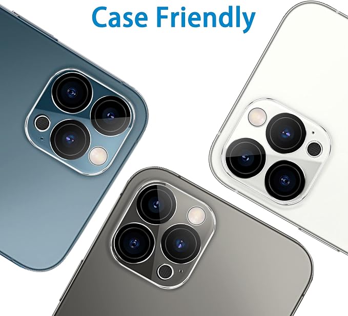 Dengduoduo 3 Pack Tempered Glass Camera Lens Protector for iPhone 12 Pro 6.1", Ultra HD, 9H Hardness, Anti-Scratch, Case Friendly, Easy to Install [No Affect on Night Shots] - Image 6