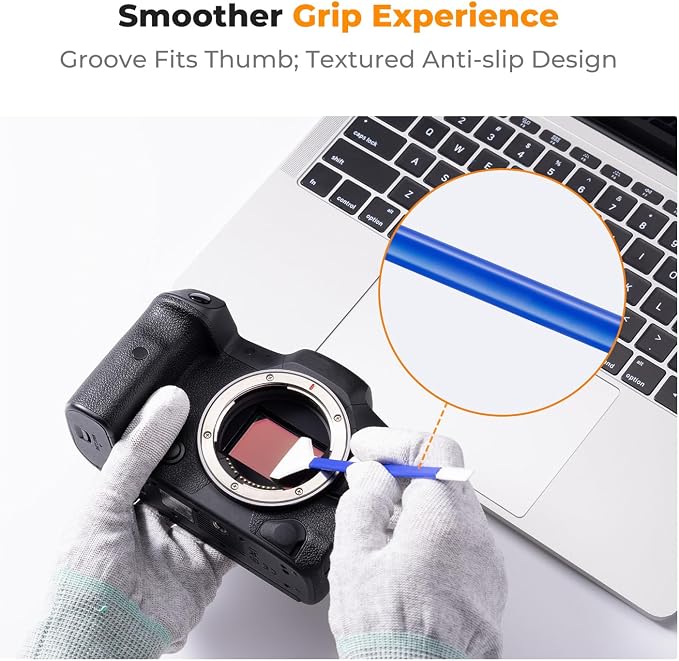 K&F CONCEPT 24mm Full-Frame Sensors Cleaning Swabs,with 5 Pack Swabs | Vacuum Sealed,Clean Camera Sensor and Viewfinder, Multi-Device Use, Precision Cleaning,for Nikon Sony Canon Camera Clean,MA01 - Image 5