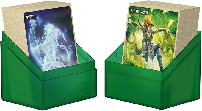 Ultimate Guard Boulder 80+ Classic, Deck Case for 80 Double-Sleeved TCG Cards, Emerald, Secure & Durable Storage for Trading Card Games, Soft-Touch Finish - Image 5
